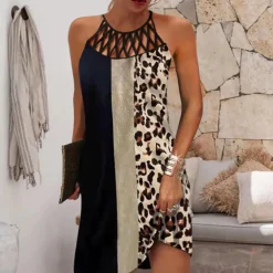 Jurken & Jumpsuits Dames*ELVIRA - Elegante zomer mini-jurk