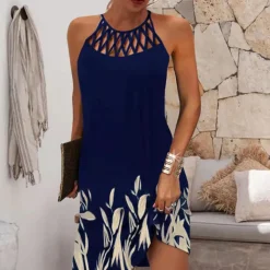 Jurken & Jumpsuits Dames*ELVIRA - Elegante zomer mini-jurk