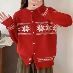 Truien & Vesten Dames*ELYSE - Comfortabel Zomervest voor Dames Rood