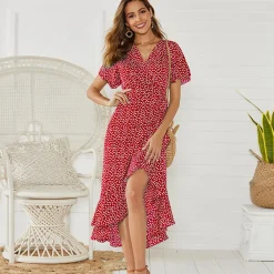 Jurken & Jumpsuits Dames*EMBER - Stijlvolle zomerse wikkeljurk