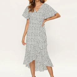 Jurken & Jumpsuits Dames*EMBER - Stijlvolle zomerse wikkeljurk