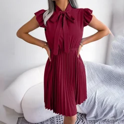 Jurken & Jumpsuits Dames*EMER - Modieuze geplooide zomerjurk