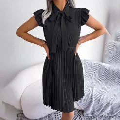 Jurken & Jumpsuits Dames*EMER - Modieuze geplooide zomerjurk