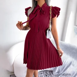 Jurken & Jumpsuits Dames*EMER - Modieuze geplooide zomerjurk