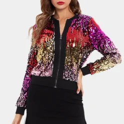 Jassen Dames*EMILIA - Modieuze Zomerjas voor Dames Paars