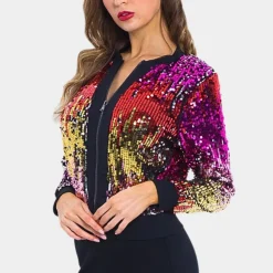 Jassen Dames*EMILIA - Modieuze Zomerjas voor Dames Paars