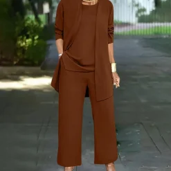 Sets Dames*Emma - Elegante 3-delige zomerse casual set voor dames