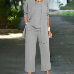 Sets Dames*Emma - Elegante 3-delige zomerse casual set voor dames