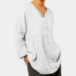 Blazers & Blouses Dames*ENIKO - Elegante grote maat zomerblouse