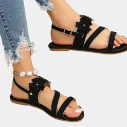 Damesschoenen*Enrica - Stijlvolle zomersandalen voor vrouwen