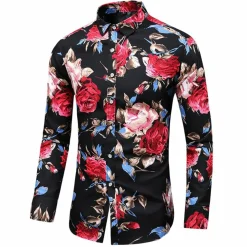 Shirts Heren*ENRIQUE - Zomers bloemenhemd voor mannen