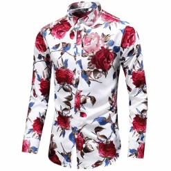 Shirts Heren*ENRIQUE - Zomers bloemenhemd voor mannen