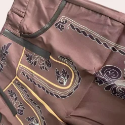 Broeken Heren*Erik - Leren korte broek voor heren - Zomerse stijl Bruin