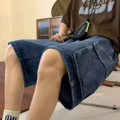 Broeken Heren*Erwin - Luchtige Zomer Denim Short Heren