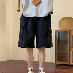 Broeken Heren*Erwin - Luchtige Zomer Denim Short Heren