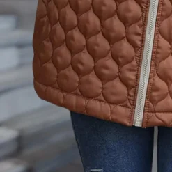 Jassen Dames*Estefania - Modieuze Lente/Zomer Plush Jas voor de Elegante Dame