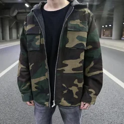 Jassen Heren*Ethane - Urban Camo Heren Zomer Hoodie Camouflage
