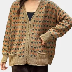 Truien & Vesten Dames*ETTA - Luxe Zomervest voor Dames Kaki