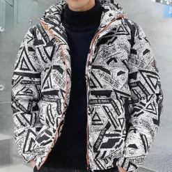 Jassen Heren*EUGENE - Trendy Jas voor Heren Zwart