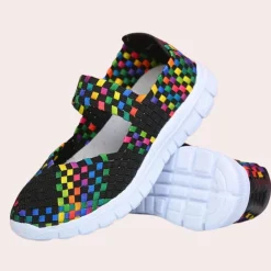 Damesschoenen*Evelyne - Ademende en kleurrijke zomerse damesschoenen