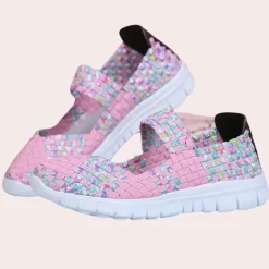 Damesschoenen*Evelyne - Ademende en kleurrijke zomerse damesschoenen