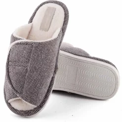 Schoenen Heren*EZEKIEL - Elegante Zomerpantoffel voor Heren Grijs