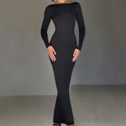 Jurken & Jumpsuits Dames*Faustina - Elegante Maxi Zomerjurk met Open Rug