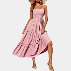 Jurken & Jumpsuits Dames*Felice - Casual gelaagde damesjurk voor de zomer