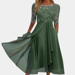 Jurken & Jumpsuits Dames*Felicia - Lange zomerjurk voor dames