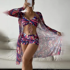 Sets Dames*FENNA - Driedelig badpak set voor de zomer