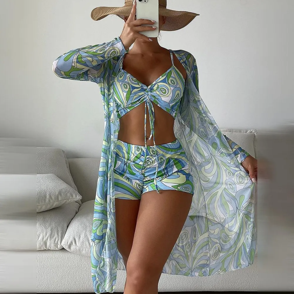 Sets Dames*FENNA - Driedelig badpak set voor de zomer