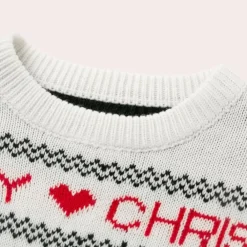 Truien & Vesten Dames*FEONA - Stijlvolle Kersttrui voor Dames Wit