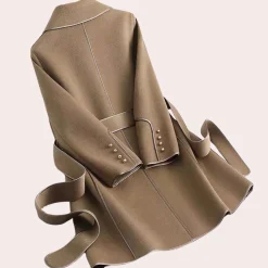 Jassen Dames*FERIDE - Luxe Zomer Riemjas voor Dames Bruin