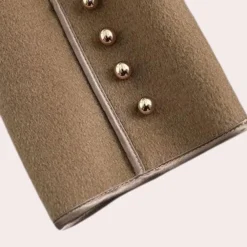 Jassen Dames*FERIDE - Luxe Zomer Riemjas voor Dames Bruin