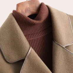 Jassen Dames*FERIDE - Luxe Zomer Riemjas voor Dames Bruin