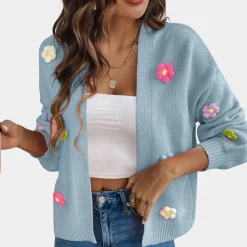 Truien & Vesten Dames*Fiona - Bloemenpatroon zomer vest voor vrouwen