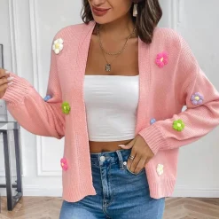 Truien & Vesten Dames*Fiona - Bloemenpatroon zomer vest voor vrouwen