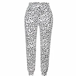 Broeken & Rokken Dames*FIONA - Zomerse broek met luipaardprint