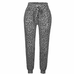 Broeken & Rokken Dames*FIONA - Zomerse broek met luipaardprint
