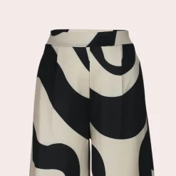 Broeken & Rokken Dames*Fisseha - Stijlvolle Dames Wijde Broek met Hoge Taille voor de Zomer