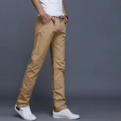 Broeken Heren*FLAVIO - Luchtige casual cargo broek voor de zomer