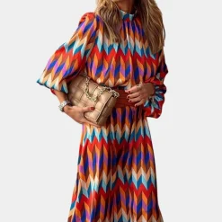 Jurken & Jumpsuits Dames*Fleurine - Comfortabele en kleurrijke damesjurk voor de zomer