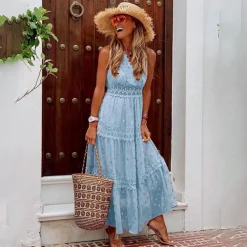 Jurken & Jumpsuits Dames*FLORENCE - Elegante boho zomerjurk