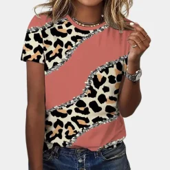 Topjes & Shirts Dames*Florinda - Stijlvolle dames zomerblouse voor de lente en zomer