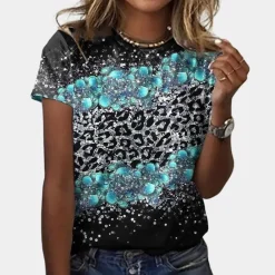 Topjes & Shirts Dames*Florinda - Stijlvolle dames zomerblouse voor de lente en zomer