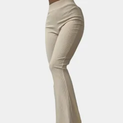 Broeken & Rokken Dames*Franca - Geribde uitlopende zomerbroek voor dames