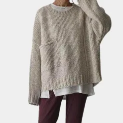 Truien & Vesten Dames*FRANCES - Lichte Zomertrui voor Dames Grijs