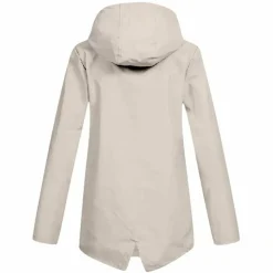 Jassen Dames*FRANCINE - Lange regenjas met capuchon voor dames