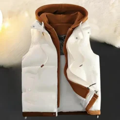 Truien & Vesten Heren*FRANK - Casual Zomer Capuchon Vest voor Heren