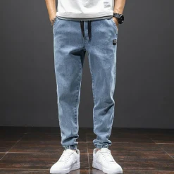 Broeken Heren*FRANKO - Stijlvolle zomer jogger broek